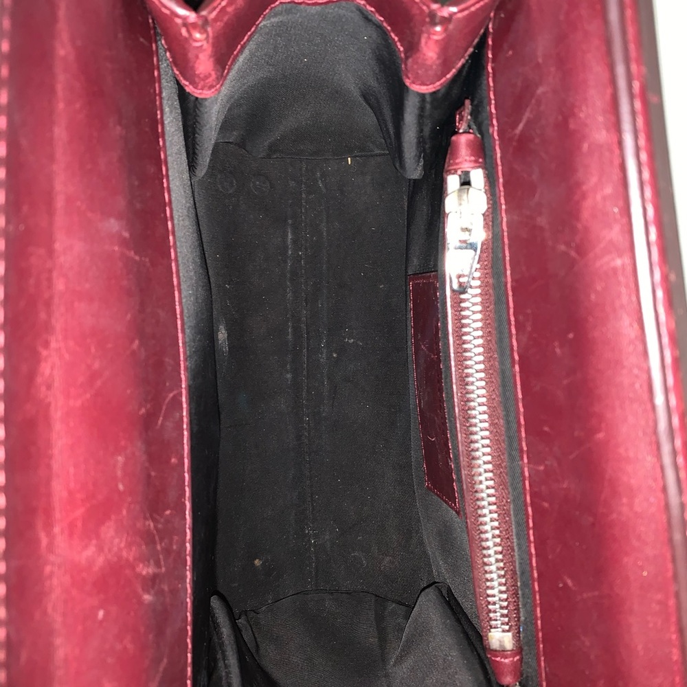 Alexander Wang Mini Chastity Oxblood Leather Xbody - Picture 13 of 14